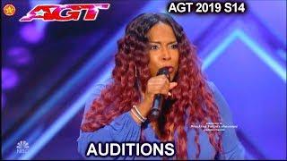 Carmen Carter Singer Never Tear Us Apart SUPER GREAT  Americas Got Talent 2019 Audition