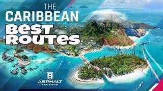 Asphalt 9 - All Caribbean Tracks Best Routes