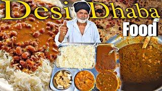 Kewal Vaishno Dhaba ki Overloaded Desi Thali  बेसन गटटे  Ki sabzi Rajma Chawal  Indian Food