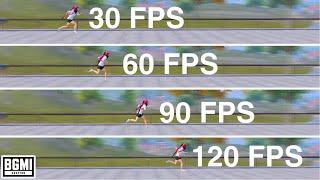 120 FPS vs 90 FPS vs 60 FPS vs 30 FPS Does FPS Matter FPS Comparison For PUBG MOBILEBGMI