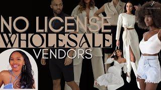 NO LICENSE Wholesale Clothing Vendors Free Wholesale Vendor List for Boutiques 2024