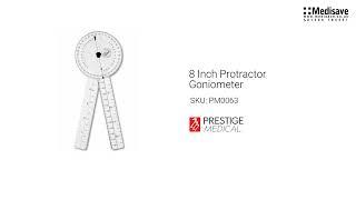 8 Inch Protractor Goniometer PM0063