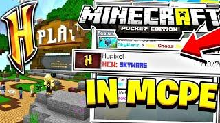 How To play Hypixel In Minecraft Pocket Edition 1.20+ProskyHypixelskyblock servers #hypixel