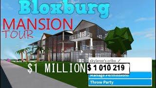 1 million mansion tour on bloxburg