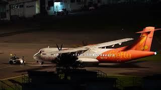 Firefly ATR 72-500 night turnaround at Penang International Airport