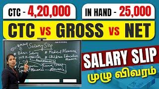 Take Home Salary Calculation Details in Tamil  What is Basic Pay?  Salary Explanation in Tamil
