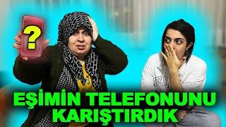 EŞİMİN TELEFONUNU KARIŞTIRDIK  OHA NE YAZMIŞLAR HERŞEY BİTTİ ARTIK