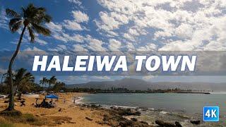 Oahu North Shore  Haleiwa Historic Town  Oahu Island  Hawaii 4K Driving