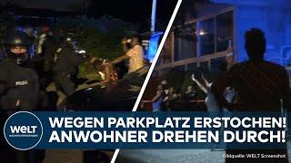 BERLIN-WEDDING Wegen Parkplatz erstochen Gerechtigkeit für William Rangeleien mit der Polizei