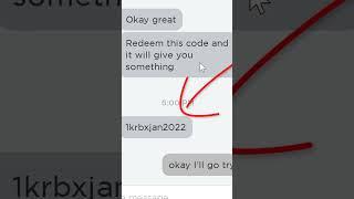 TOP SECRET CODE TO GET 1000 FREE ROBUX... #shorts