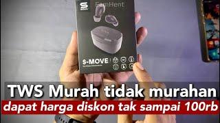 TWS murah SOUL S-MOVE 100 ribuan kualitas mantap bentuk keren