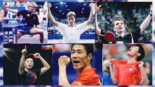 Чемпионы мира по настольному теннису.Table tennis world champions.탁구 세계 챔피언.