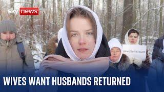 Soldiers wives demand Vladimir Putin send their men home  Ukraine war