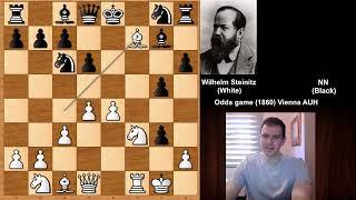 Romantic Steinitz was very Similar to Morphy Wilhelm Steinitz vs NN - Odds game 1860