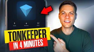 Tonkeeper Wallet Tutorial for Beginners  Registration how to deposit withdraw and exchange 