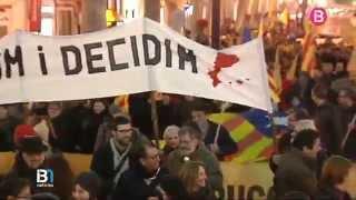 Manifestació a favor de lautodeterminació dels Països Catalans