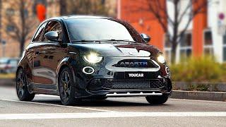 Electric FIAT ABARTH 500 with SOUND GENERATOR
