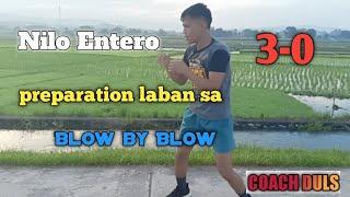 #boxing #coachduls Nilo Entero training preparation para sa kanyang laban sa Blow by Blow