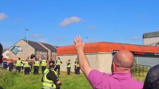 Yous wont stop the Denny Rangers flute band parade through Garthamlock   2023