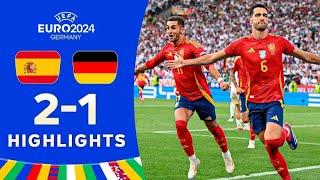 Spanien vs Deutschland 2-1 HIGHLIGHTS  EURO 2024