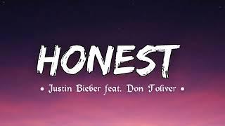 Justin Bieber - Honest Ft. Don Toliver Lyrics