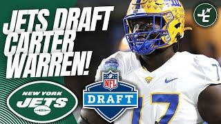 BREAKING Carter Warren DRAFTED By The New York Jets  2023 NFL Draft