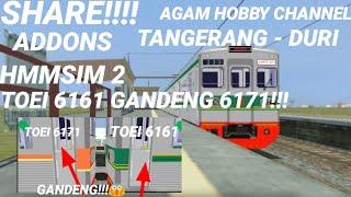 Share Add - Ons Hmmsim 2 Tangerang - Duri Dengan KRL Toei 6000