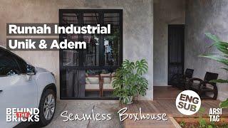 2-Storey Tropical Industrial House with Unique & Aesthetic Balcony