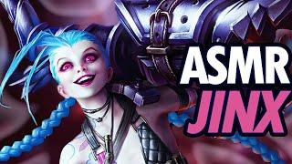 ASMR League of Legends Gameplay #17 - Mouse Clicks Keyboard Button Sounds - Jinx Rampage