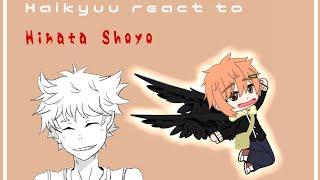 Haikyuu react to Hinata Shoyoangstspoilers11