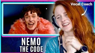 Eurovision winner with Opera Nemo - The Code Vocal Coach reaction and analysis