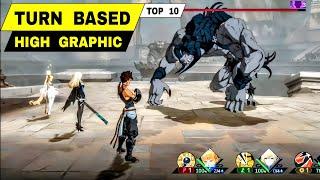 Top 10 Best TURN BASED RPG Games for Android & iOS HIGH GRAPHIC RPG  BEST OF THE BEST 