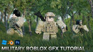 MILITARY ROBLOX GFX TUTORIAL 2024