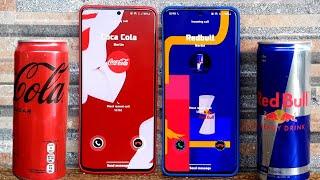 CocaCola VS Redbull Drink incoming Call Animation Samsung