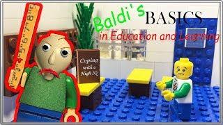 LEGO Baldi Stop Motion Animation  Baldis Basics in Education and Learning Horror Game