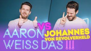 Hat Johannes von REVOLVERHELDEN auch was im Köpfchen?  Aaron weiß das