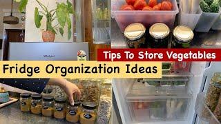 Small Fridge Organization Ideas  Simplify Your Space with Vegetables Storage Ideas & Tips