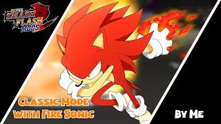 SSF2 Mods Classic Mode with Fire Sonic By Me