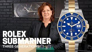 3 Generations of Rolex Submariner Bluesy - 16613 116613 and 126613  SwissWatchExpo