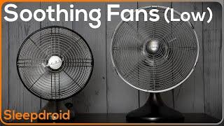 ► Soothing Fan Sounds for Sleeping 10 hours of Fan Noise Binaural Effect Low speed Dual Fans