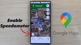 How To Enable Speedometer In Google Maps