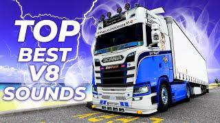 TOP 5 BEST SCANIA V8 OPEN PIPE SOUND ETS2 1.49