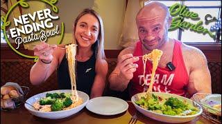 “Most People Can’t Finish One” Never Ending Pasta Challenge at Olive Garden ft. Dr. Mike Israetel