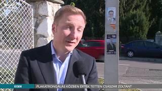 Plakátrongálás közben érték tetten Császár Zoltánt - 2019.10.11.