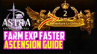 Complete Guide How to Increase Adventure level - Astra Knights of Veda