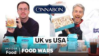 US vs UK Cinnabon  Food Wars  Insider Food