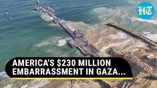 USAs $230 Million Failure In Gaza Military-Built Aid Pier Cant Handle...  Israel Vs Hamas