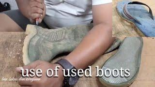 use of used boots
