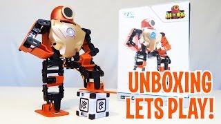 Unboxing & Lets Play - ROBOHERO - Humanoid Robot Review - Intelligent Toy like Cozmo
