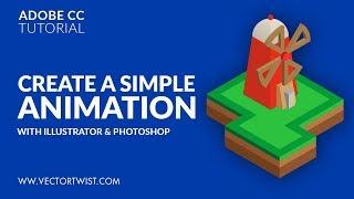 How to Create a Simple Animated Gif Illustrator and Photoshop  Animation